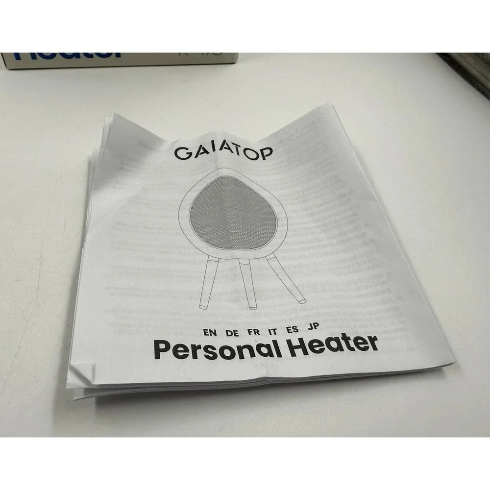 Gaiatop Portable Space Heater for Indoor Use, 1000W/600W Small Electric Desk Hea
